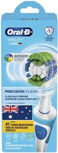 Coles Oral B Vitality Precision Clean Electric Toothbrush offer