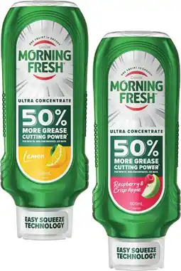 Coles Morning Fresh Easy Squeeze Dishwashing Liquid-600mL offer
