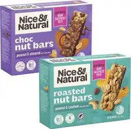 Coles Nice & Natural Nut Bars-192g offer