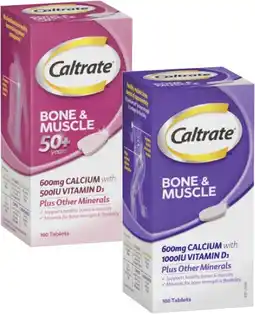 Coles Caltrate Bone & Muscle Health Tablets offer