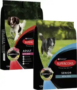 Coles Supercoat Dry Dog Food-2.8kg offer