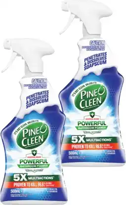 Coles NEW Pine O Cleen Bathroom Foamer Trigger offer