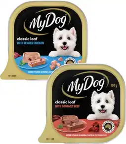Coles My Dog Dog Food Tray offer