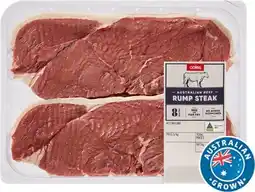 Coles Coles Australian No Added Hormones Beef Rump Steak offer
