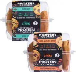 Coles Bake Strong Co. Protein Cookies offer