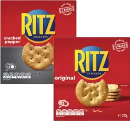 Coles Ritz Crackers-227g offer