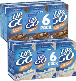 Coles Sanitarium Up&Go Liquid Breakfast offer