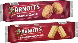 Coles Arnott's Creams Biscuits-250g offer