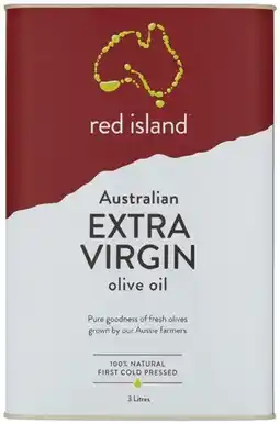 Coles Red Island Extra Virgin Olive Oil offer