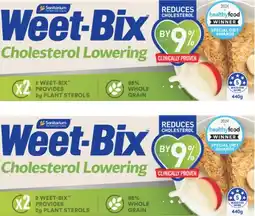 Coles Sanitarium Weet-Bix Cholesterol Lowering offer