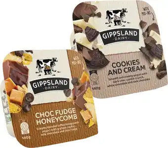 Coles Gippsland Dairy Mix-ins offer