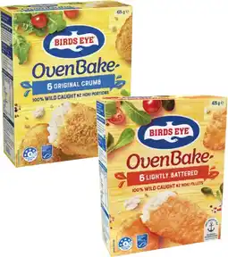 Coles Birds Eye Oven Bake Fish Fillets offer