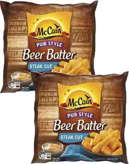 Coles McCain Beer Battered Chips offer