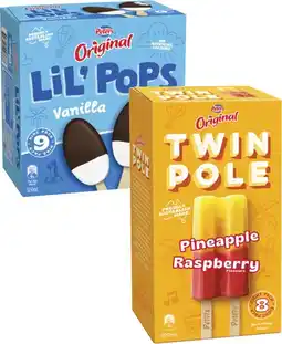 Coles Peters Original Twin Pole Sticks or Lil' Pops 8 Pack-9 Pack 500mL-590mL offer