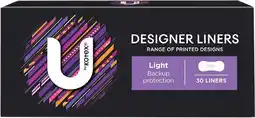 Coles U By Kotex Designer Liners offer