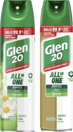 Coles Glen 20 Disinfectant Spray offer