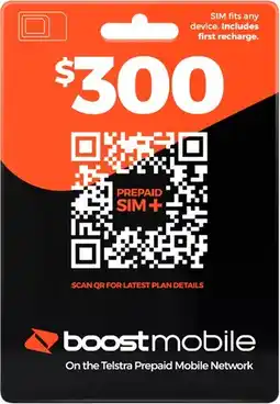 Coles Boost $300 SIM Pack offer