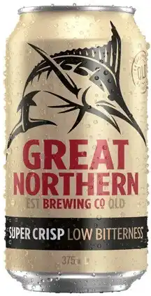 Coles Great Northern Super Crisp Lager Cans offer