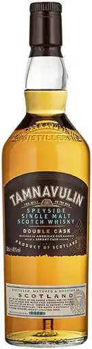 Coles Tamnavulin Double Cask Single Malt Scotch Whisky offer
