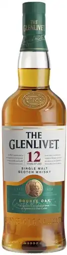 Coles The Glenlivet 12YO Single Malt Scotch Whisky offer