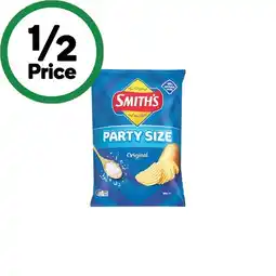 Woolworths Smith’s, Doritos or Red Rock Deli Chips Party Size 290-380g offer