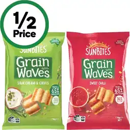 Woolworths Sunbites Grain Waves offer