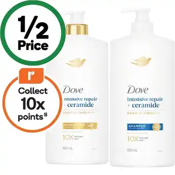 Woolworths Dove Shampoo or Conditioner 850ml offer