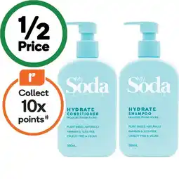 Woolworths My Soda Shampoo or Conditioner 350ml offer