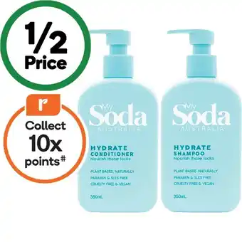 Woolworths My Soda Shampoo or Conditioner 350ml offer