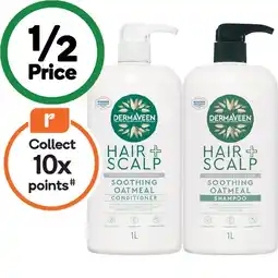 Woolworths DermaVeen Shampoo or Conditioner 1 Litre offer