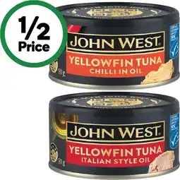 Woolworths John West Yellowfin Tuna offer