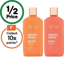 Woolworths Thanks To Nature Shampoo or Conditioner 500ml offer