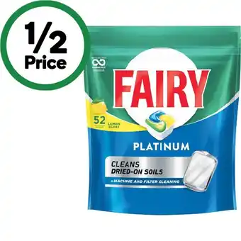 Woolworths Fairy Platinum Dishwasher Tablets offer