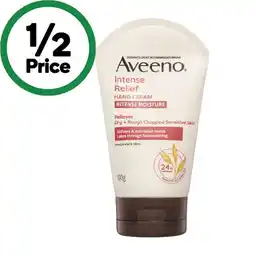 Woolworths Aveeno Intense Relief Fragrance Free Hand Cream Dry Sensitive Skin offer