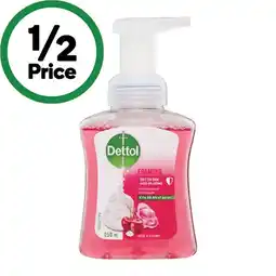 Woolworths Dettol Antibacterial Foam Hand Wash Pump offer