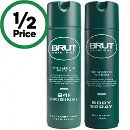 Woolworths Brut 24hr Antiperspirant Deodorant offer