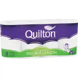Woolworths Quilton Double Length 3 Ply Toilet Paper offer