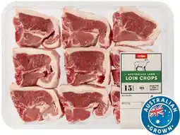 Coles Coles Australian Lamb Loin Chops offer