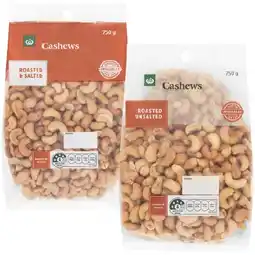 Woolworths Woolworths Cashews Pack offer