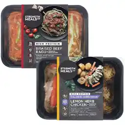 Woolworths Strength Meals Co Varieties – From the Deli offer