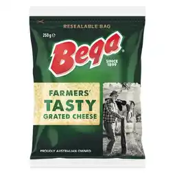Woolworths Bega Block, Grated or Sliced Cheese 250g offer
