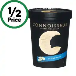 Woolworths Connoisseur Ice Cream Tub offer