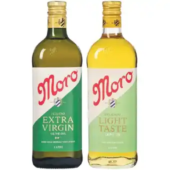 Woolworths Moro Olive Oil or Extra Virgin Olive Oil 1 Litre offer