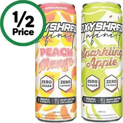 Woolworths OxyShred Infinity Energy Drink offer
