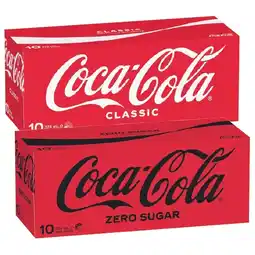 Woolworths Coca-Cola, Sprite or Fanta Soft Drink Varieties 10 x 375ml offer