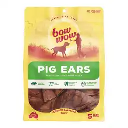 Woolworths Bow Wow Pig Ears Dog Treats offer