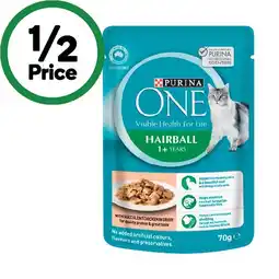 Woolworths Purina One Wet Cat Food offer