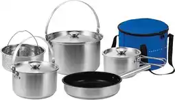 BCF Wanderer 6pce Stainless Steel Pot Set offer