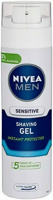 Nivea Sensitive Shaving Gel 200mL