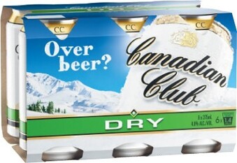Coles Canadian Club & Dry Cans 6x375mL offer